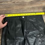 Karl Lagerfeld NWOT  Paris Faux Leather Lace Up Mini Skirt Black Size 4 Photo 9