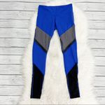 Alo Yoga  Sheila blue black Colorblock leggings Photo 5