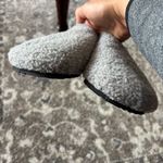 Nicole Miller  Womens Faux Fur Slide On Bondy Clogs Natural Gray Size 9 Photo 5