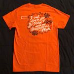 NCAA OSU “go pokes” Orange scripture shirt. Size S  Photo 0