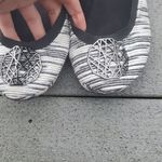 Elina Striped Fabric Ballet Flats | Bandolino Striped Round Toe Flats Photo 7