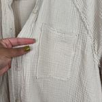 Aerie oversized Gauzy Coverup Shirt Photo 4