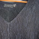 Nostalgia Black Lace Whimsical Goth Midi Dress 2X Photo 3