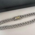 Simple Link Chain Bracelet for Men Women Streetwear Unisex Style Silver Photo 1