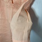 Malvin Hamburg Germany peach Linen Shirt Dress Size: M Size M Photo 4