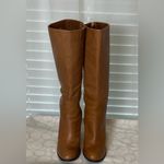 Liz & Co Brown Knee High Heeled Leather Boots 7.5 Photo 1
