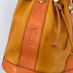 Valentina Leather Drawstring Bucket Bag Purse Photo 5