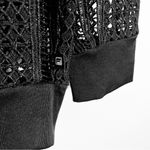 Fabletics Women’s Open Knit Sheer Cut Out Long Sleeve Cover Up Top Size Small Photo 2