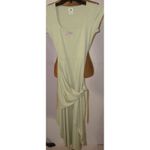 Wilfred New Womens  Aritzia Saturn Short Sleeve Midi Dress Light Green 2XS XXS Photo 1