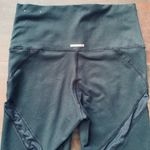 Aerie Black Mesh High-Rise/Waisted Cropped 23" Tights/Leggings | Size: S Photo 7