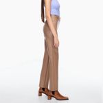 Wilfred ARITZIA The Melina High Waisted Vegan Leather Pants Taupe Size 0 Photo 3