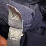 Aerie  Navy Blue Wide Leg Side Snap Cropped Coulotte Sailor Pants Size Medium Photo 4