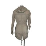 Abercrombie & Fitch A&F Womens Size S Tan Hoodie Snap Jacket Cotton Abercrombie Fitch Photo 5