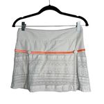 L’etoile Sport White Lace Textured Tennis Golf Mini Skirt Skort Photo 0