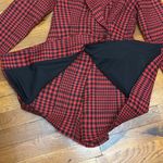 ZARA red Houndstooth romper Photo 3