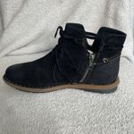 Born Tarklin Boots Womens 9.5 Bootie Shoes Black Distressed Suede Boho Comfort Photo 4