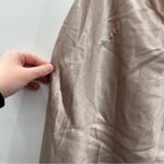 Birdy Grey ‎ Lisa Shiny Satin Cowl Neck Sleeveless Midi Dress in Taupe Sz L NEW Photo 9