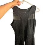 Guess Size Small Black Sparkling Sleeveless Top Peplum Top Blouse New Years Eve Photo 1
