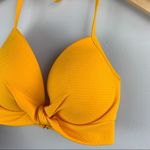 Shade & Shore  Sunflower Yellow Twist Bikini Top Photo 6