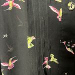 Torrid  Black Chiffon Hummingbird Sleeveless Top Size 00(M) Photo 8