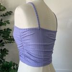 Lavender Ruched Top Purple Size M Photo 3