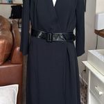Talbots Black Long Sleeve Wrap Dress Photo 8