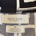 Van Heusen Women’s M Black Patterned Button-Up Shirt Business Casual**READ** Photo 3