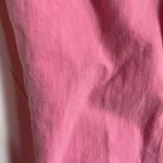 Topshop Womens Jeans Size 28 W28 Moto Neon Pink Raw Hem Straight Leg Cropped Photo 8