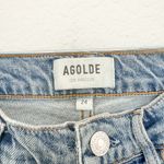 AGOLDE Nico High Rise Light Wash Distressed Slim Leg Jeans Size 24 Photo 6