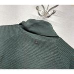 Kuhl  Sweater Small Solace Green Turtle Neck Long Sleeve Ribbed Merino Blend 4406 Photo 5