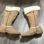 SO  Women's Beige Winter Boots with White Fleece Photo 0