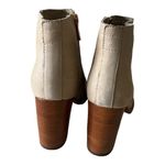 Hush Puppies  Axelle Dewey Beige leather Ankle Booties Size 6.5M Photo 3