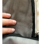 PHILOSOPHY ALBERTA FERRERI Pencil Skirt Bone Black Silk Trim Italy 42 US 6 EUC White Photo 6