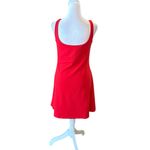 Susana Monaco Susan Monaco Revolve Summer Fit Flare Dress Red Sleeveless Square Neck Women Med Photo 1