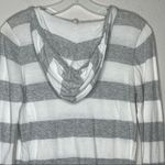 Michael Stars ‎ Striped Hoodie Sweater Photo 1