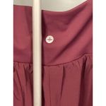 Halara  Casual Cropped Wide Leg Lounge Pants Maroon High‎ Waist Womens Medium Photo 4