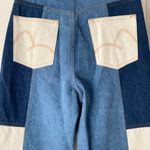 Farm Rio Patch Wide-Leg Jeans, Size 28 Photo 11