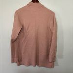Magaschoni Open Cardigan Fringe Tassel Cozy Sweater Womens Small Pink Blush Photo 5