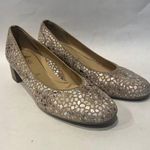 Ara Vivian Pump in Camel Confetti size 5.5/6.5 Silver Photo 0