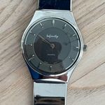 infinity Ladies Watch Black Dial Stainless Mesh Adjustable Bracelet Photo 4