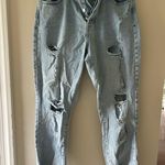 Indigo Rein Distressed Button Fly Mom Jeans Photo 1