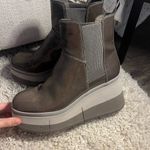 Naked Feet Platform Boots Gray Size 9 Photo 5