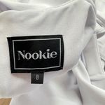 Nookie Turlington Bodycon Midi Dress Deep V-Neck Side Cutouts Size 8 AU 4 US Photo 13