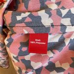 Red Saks Fifth Avenue Sleeveless Peplum Blouse Womens Medium Photo 5