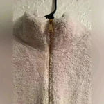 Ralph Lauren Lauren  Cream Polar Sherpa Faux Shearling 1/4 zip pullover; size M Photo 1