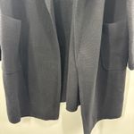 J.Crew 365 Cardigan Blazer Open Long Women's Size M Black Merino Wool Blend Size M Photo 1