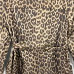 Preston & York  Animal Print‎ Belted Trench Coat Women's Size 8 Photo 3