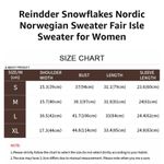 Reindeer Tunic Sweater Sz L EUC Adorable perfect for holidays Tan Size L Photo 8