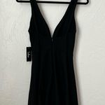 Lulus NWT Lulu’s Love Galore black skater mini dress▪️size S Photo 5