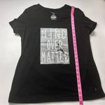 Danskin Now Women’s Short Sleeve Black Graphic V Photo 2